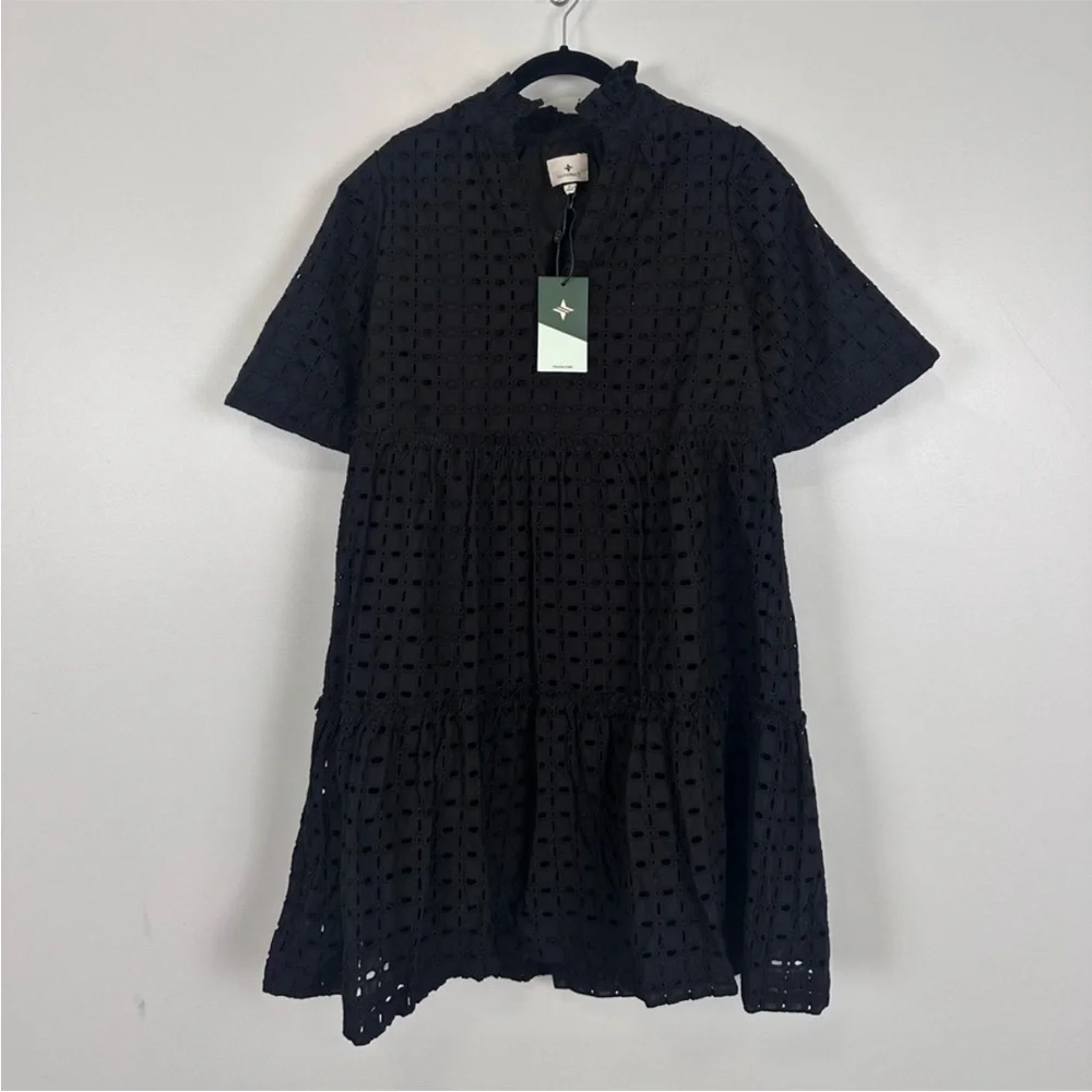 TUCKERNUCK Black Eyelet Crawford Dress NWT - Picture 4 of 9